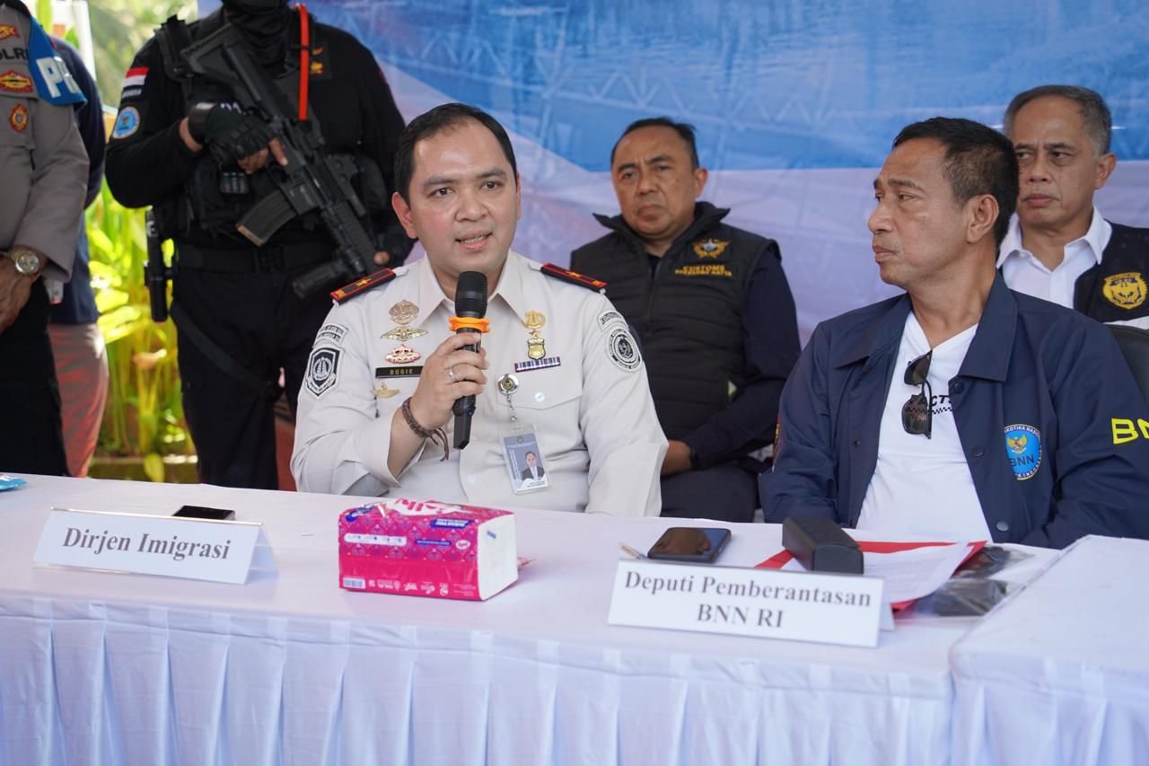 Head of Immigration Ngurah Rai explained at Pressconfrences today