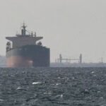 A French-owned ship has passed through the Strait of Hormuz