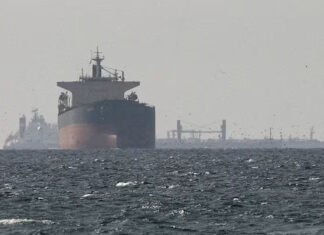 A French-owned ship has passed through the Strait of Hormuz