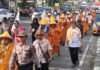 Buddhist Monks Carry Peace Message During ‘Thudong’ Pilgrimage To Borobudur