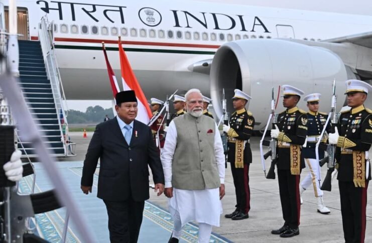 Presiden Prabowo Sambut PM Narendra Modi